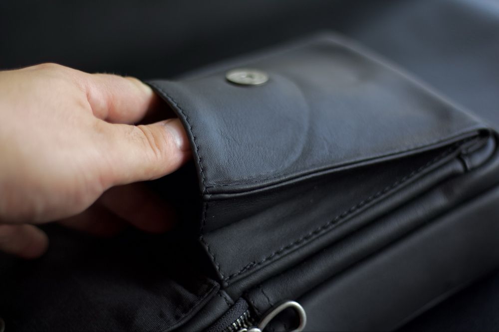 Шкіряна сумка чоловіча через плече. Натуральна шкіра. Сумка мужская