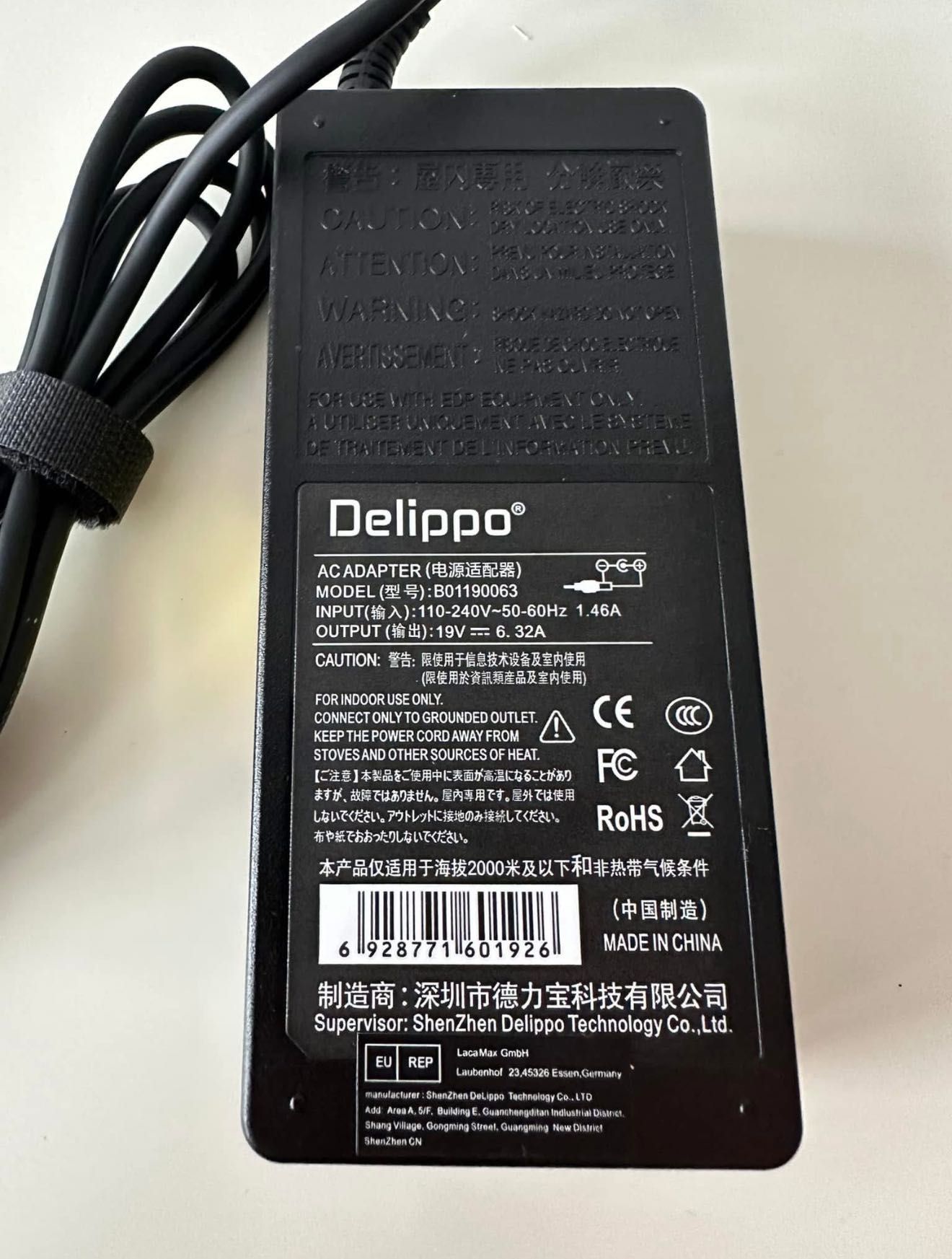Ladowarka do laptopa Delippo
