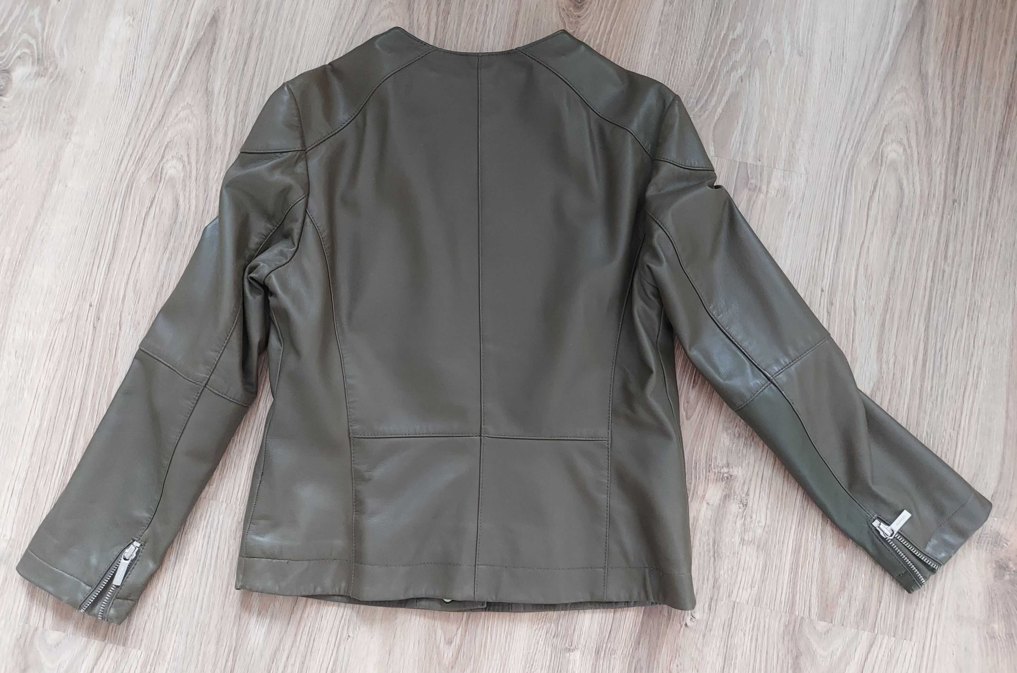 Skórzana kurtka ramoneska Tommy Hilfiger, rozmiar XL / L