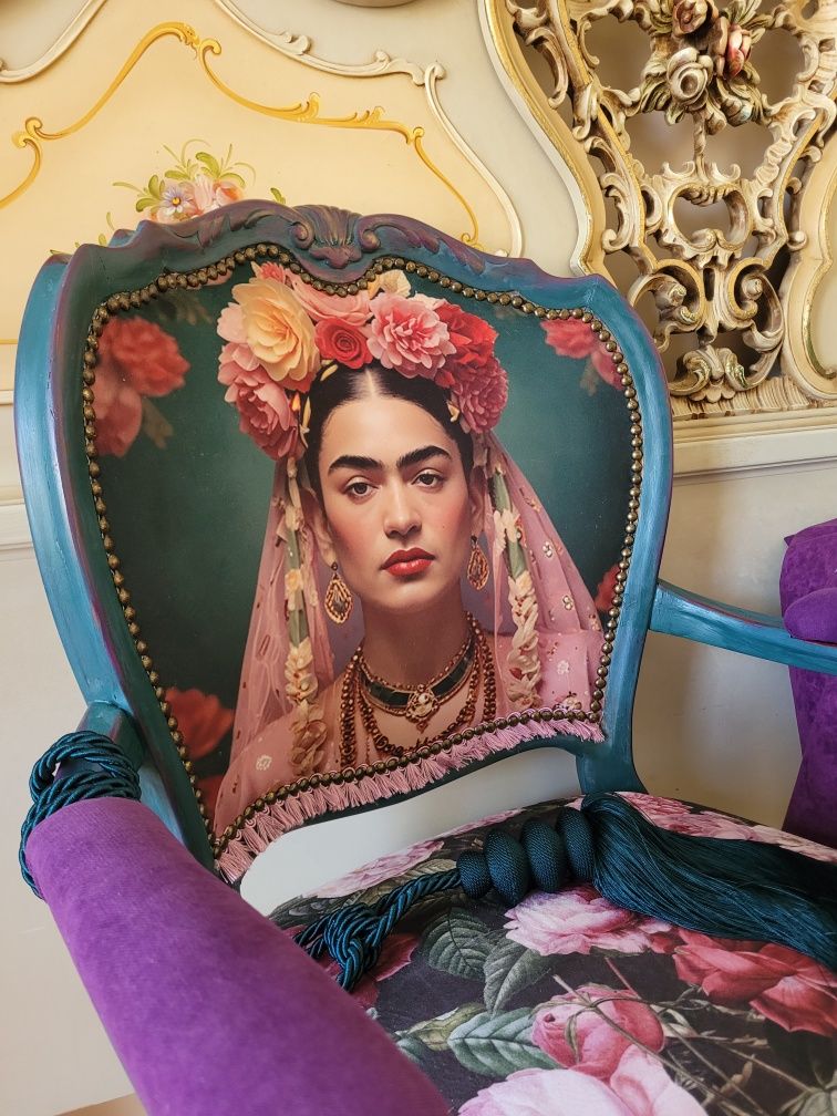 Luksusowy fotel Frida Kahlo