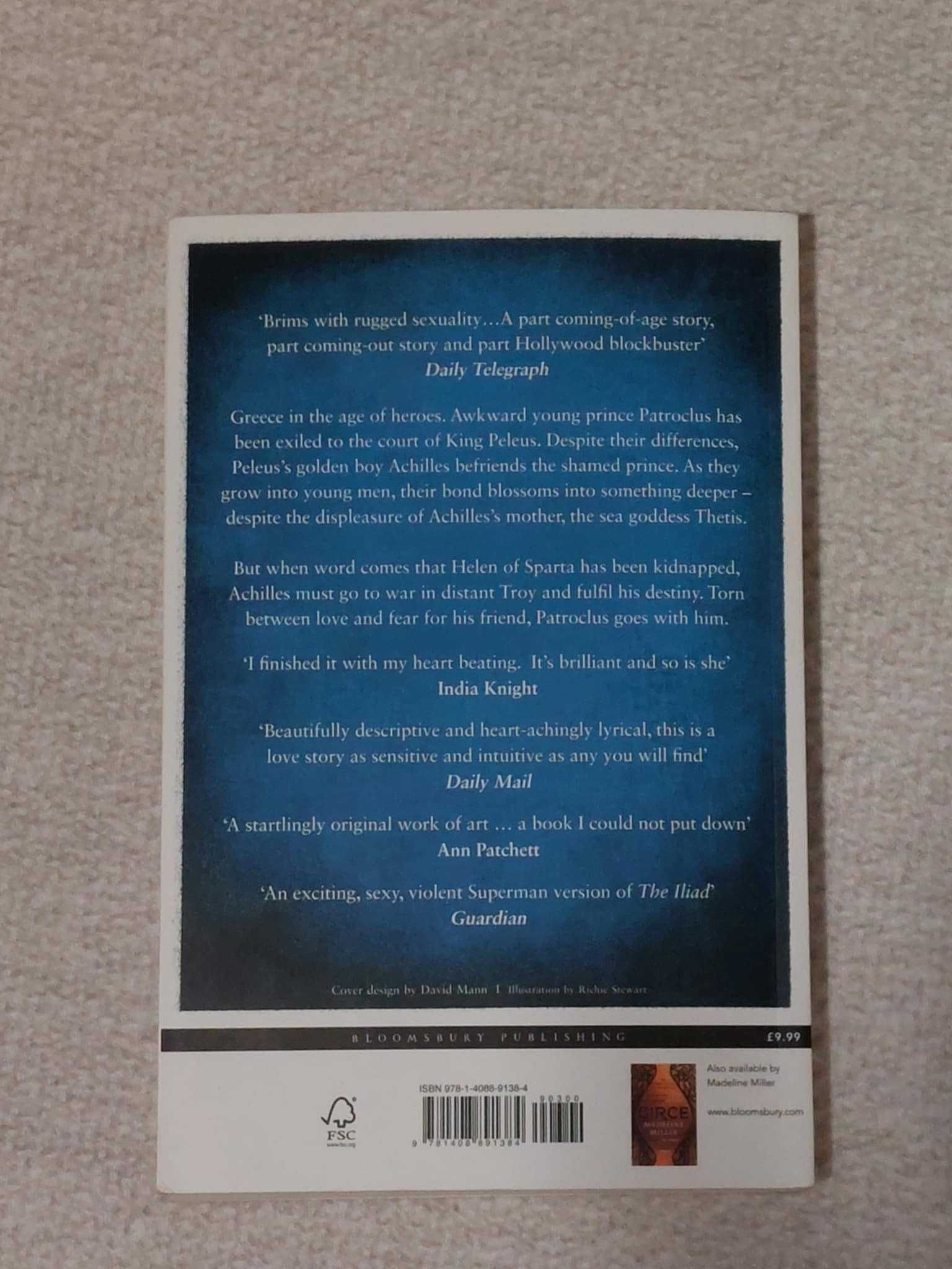 "The Song of Achilles" Madeline Miller Pieśń o Achillesie angielski