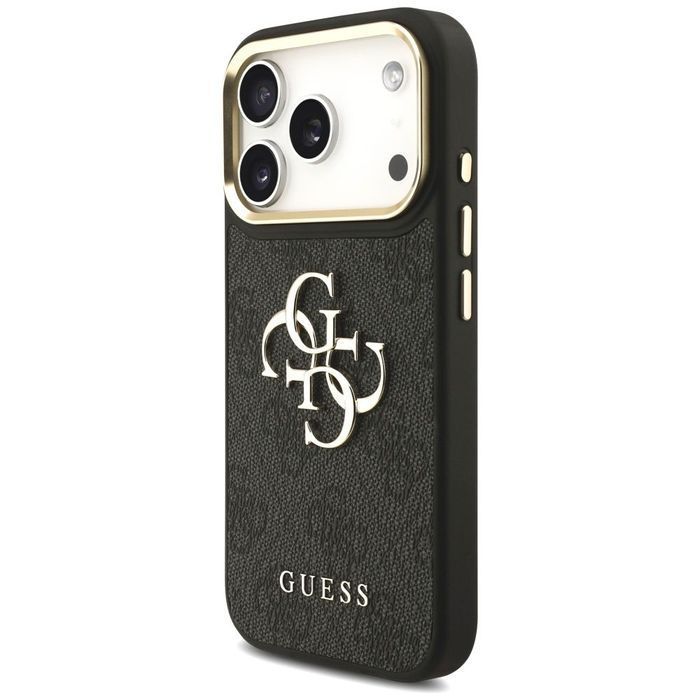 GUESS futerał do iPhone 17 Pro GUHCP17LP4G4BCSK czarny z