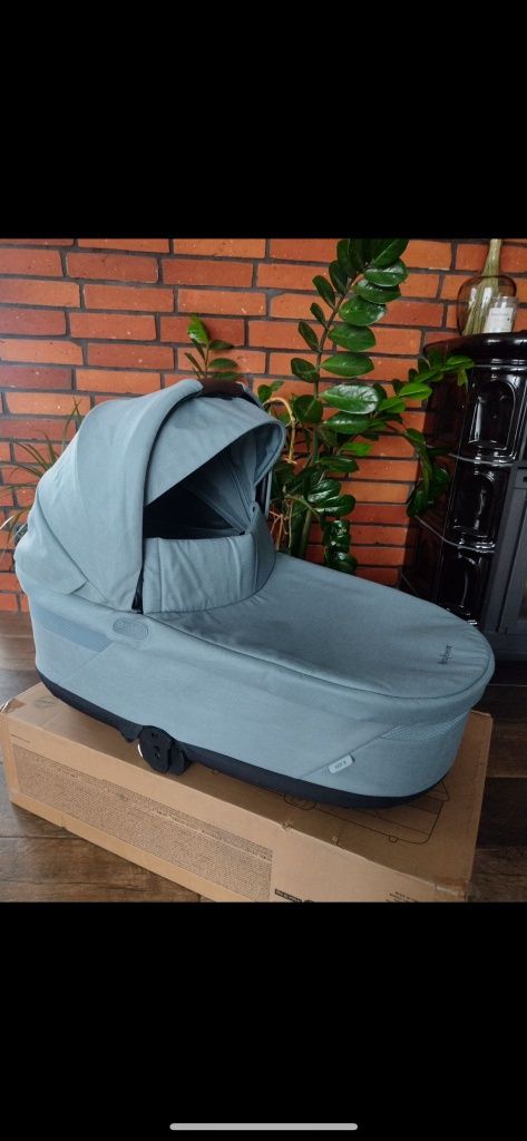 Wózek Cynex Balios S Lux 3w1 Spacerówka Gondola Fotelik Sky Blue