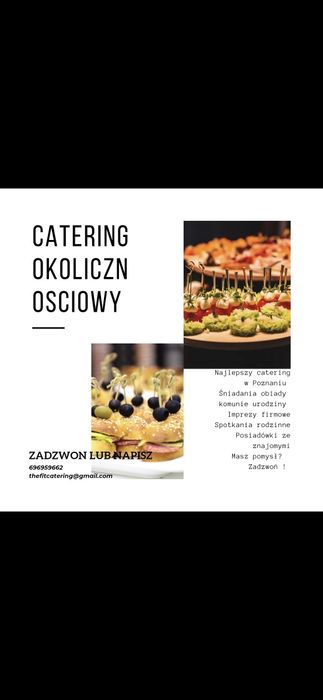 Catering ciasta słodkie mięsa urodziny komunia wesele imprezy