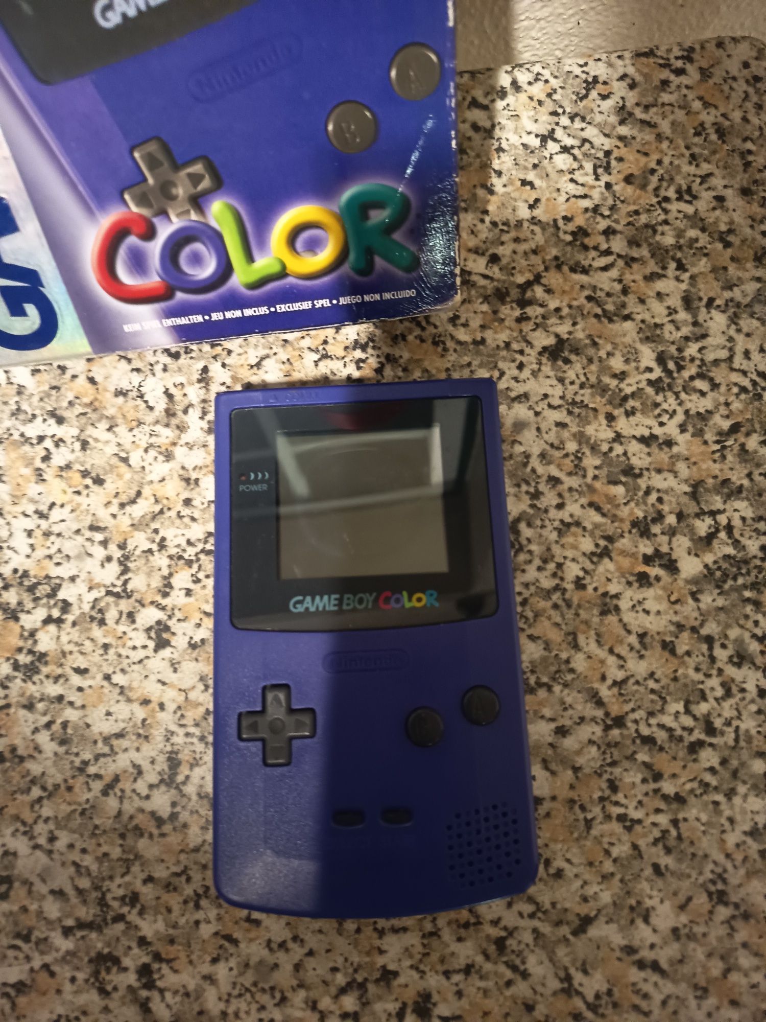 Game Boy color com caixa