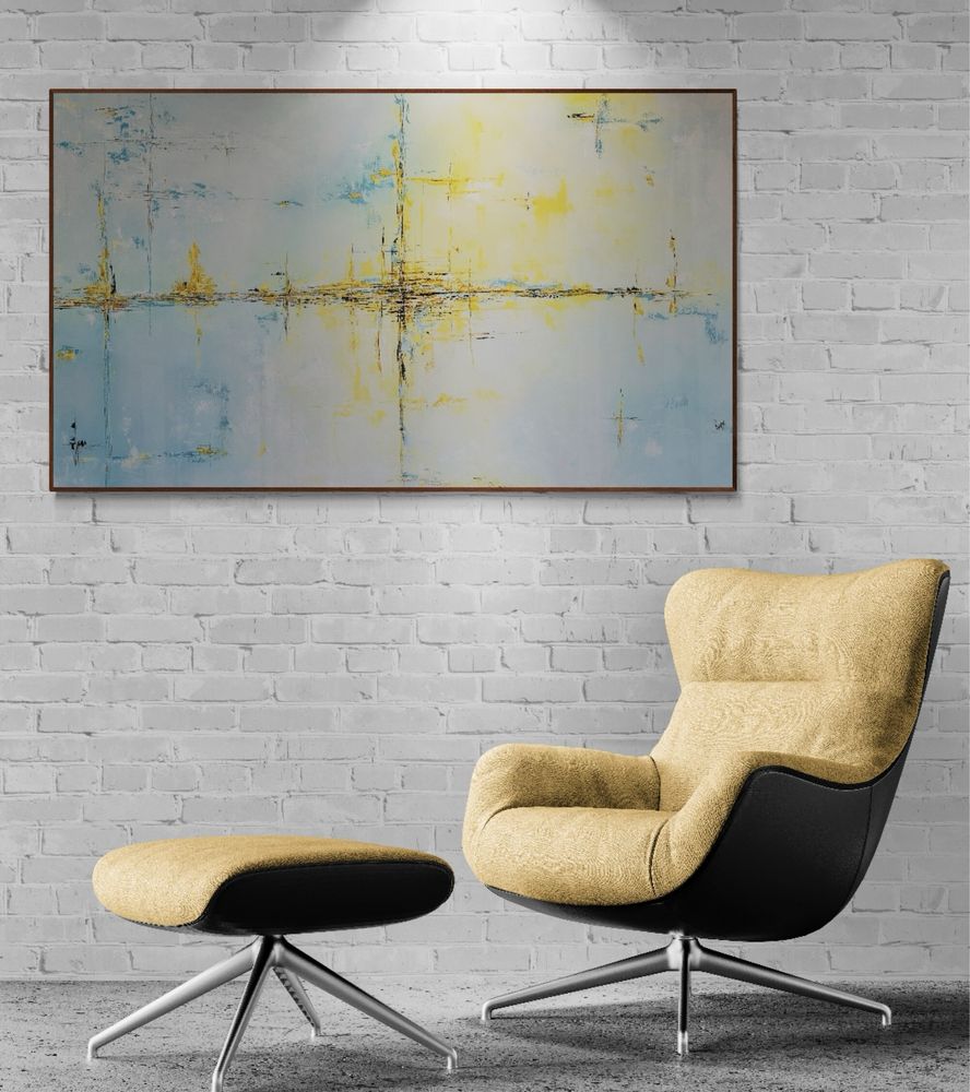 Grande quadro abstrato 155x90cm