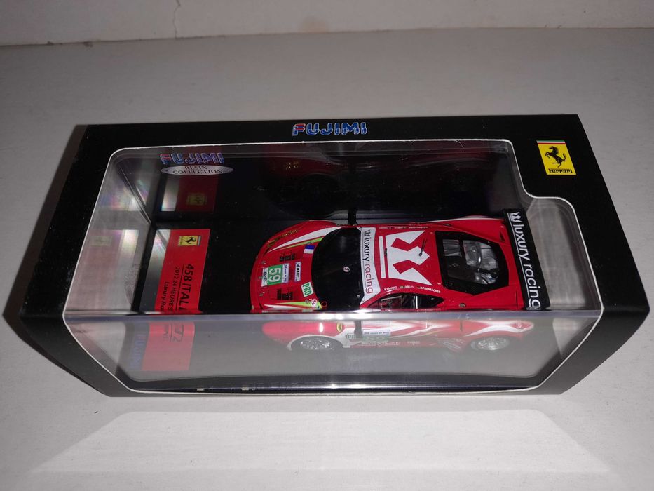 1/43 Fujimi Ferrari 458 Italia GT2 #59 24H Le Mans 2012