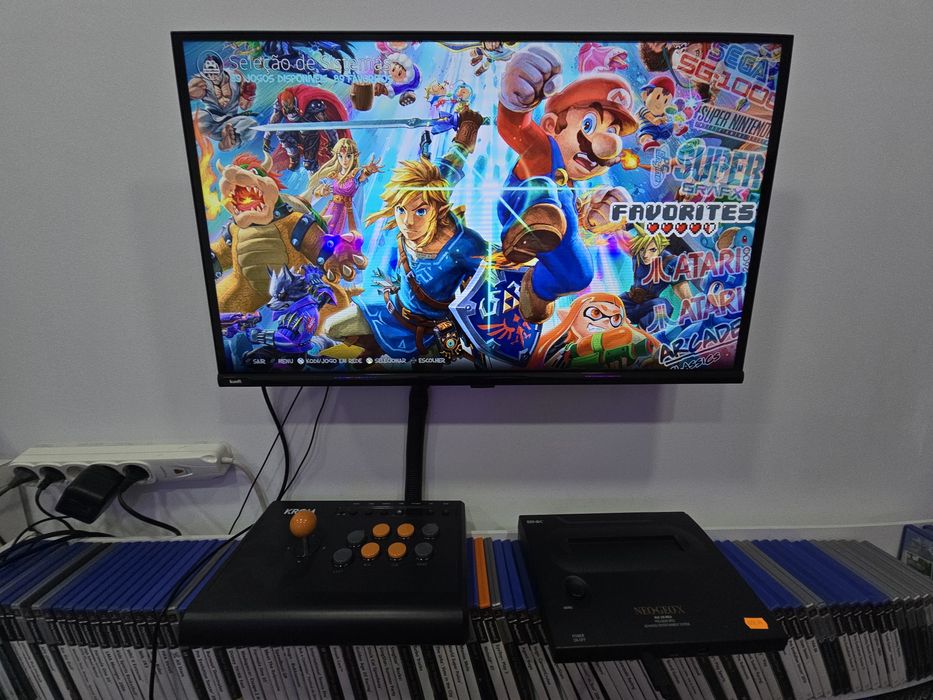 Neo Geo X com 12miljogos!