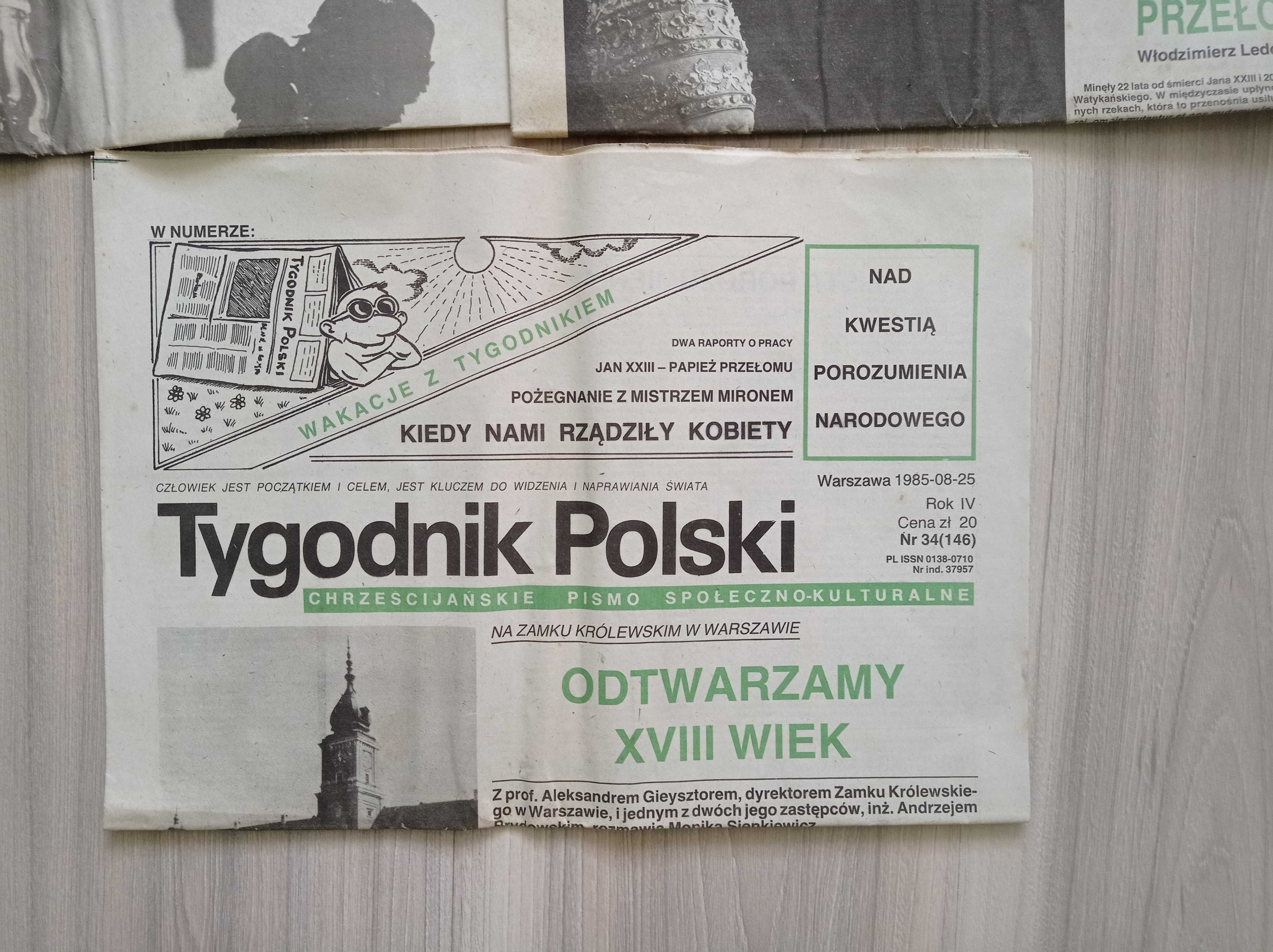 Tygodnik Polski, 1985 rok, zestaw 2