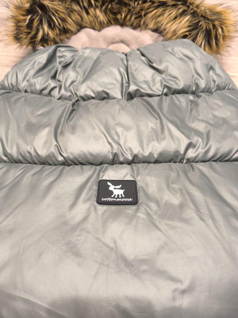 Śpiworek do wózka cottonmoose mini + mufka