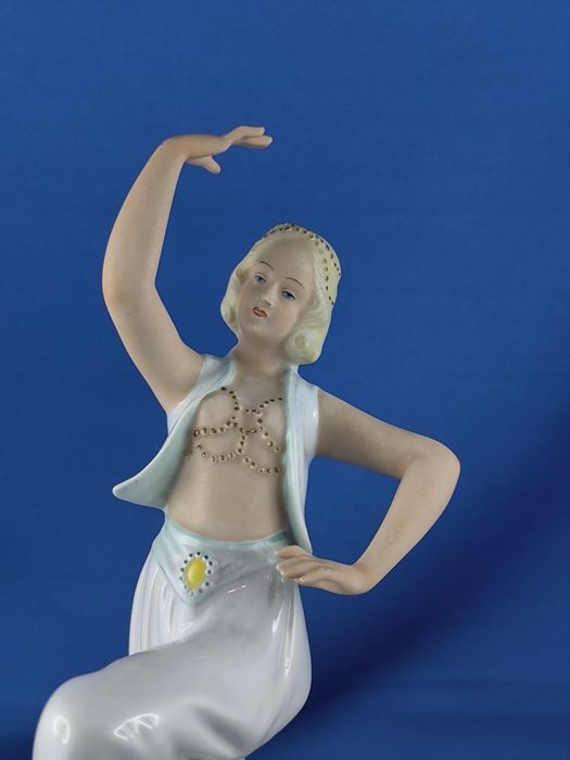 Dama baletnica tancerka kobieta Schaubach Kunst Wallendorf #porcelana