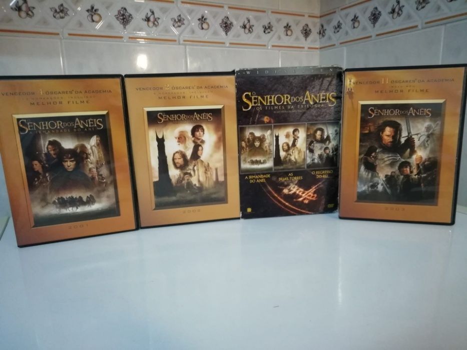 3 Filmes Originais Novos O Senhor Dos Anéis