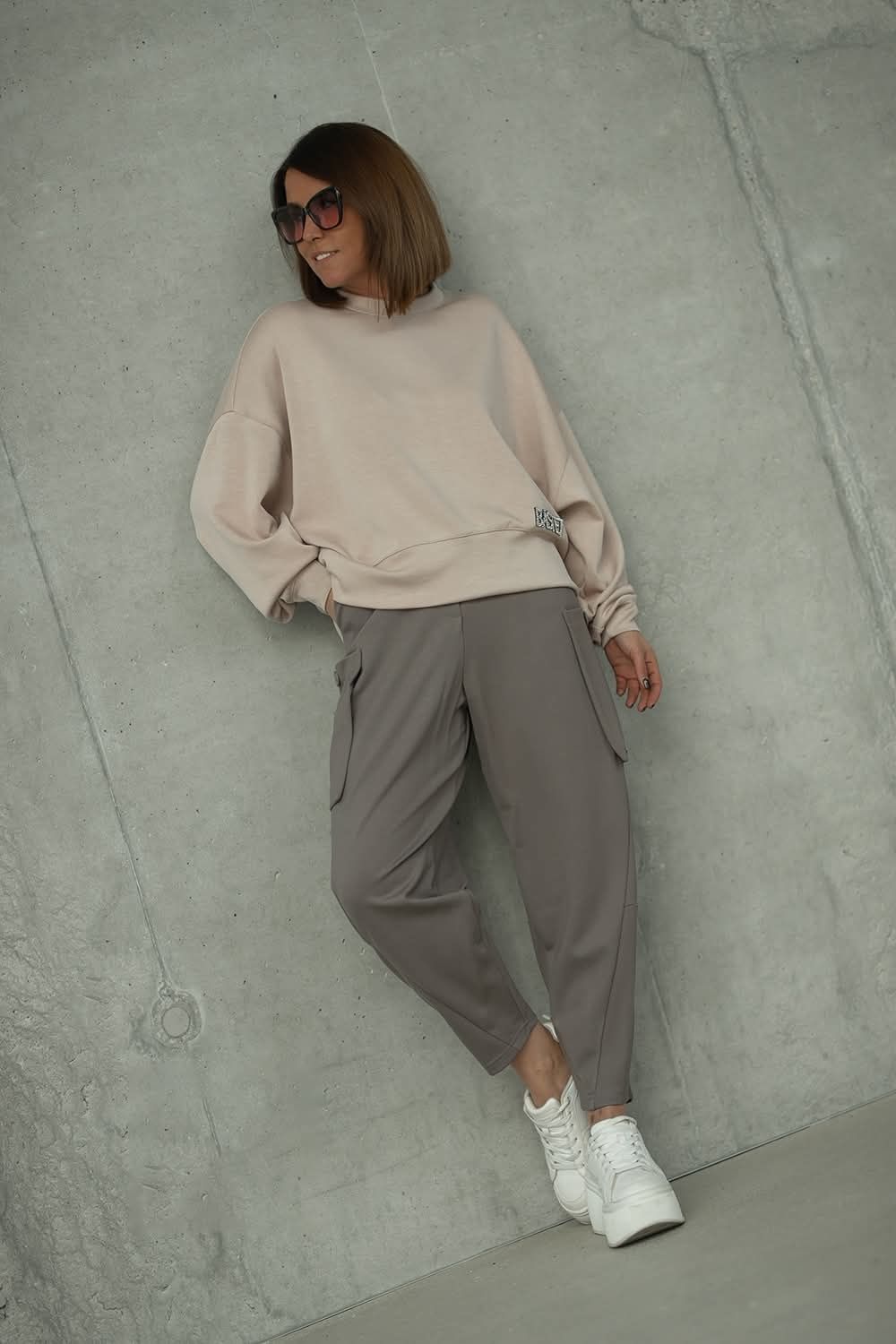Bastet_fashion Najnowszy model spodni punto w stylu Cargo rozmiar M/L