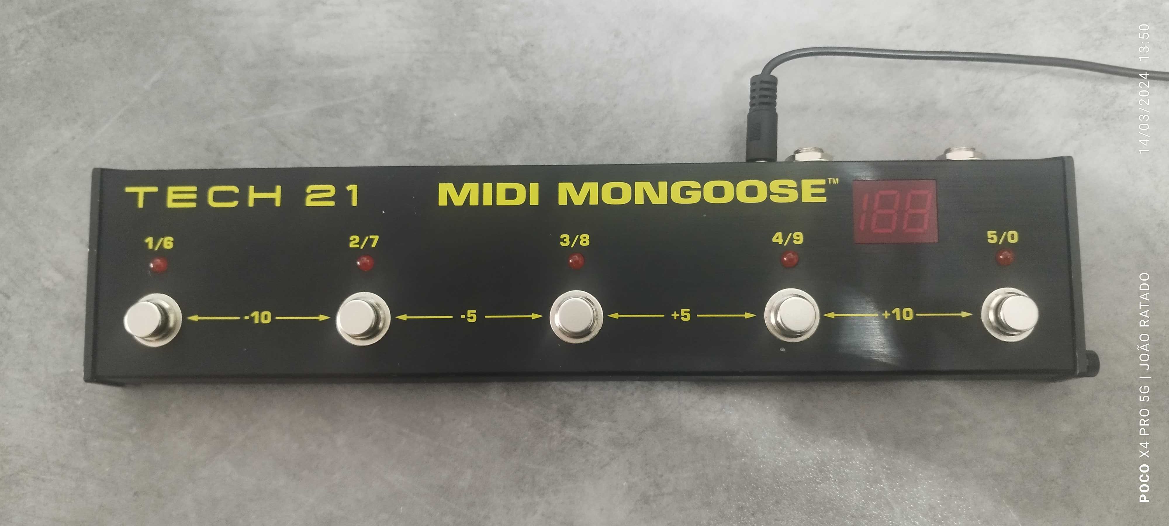 Tech 21 Midi Mongoose - Pedal Midi