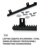 Listwa zębata do bramy przesuwnej