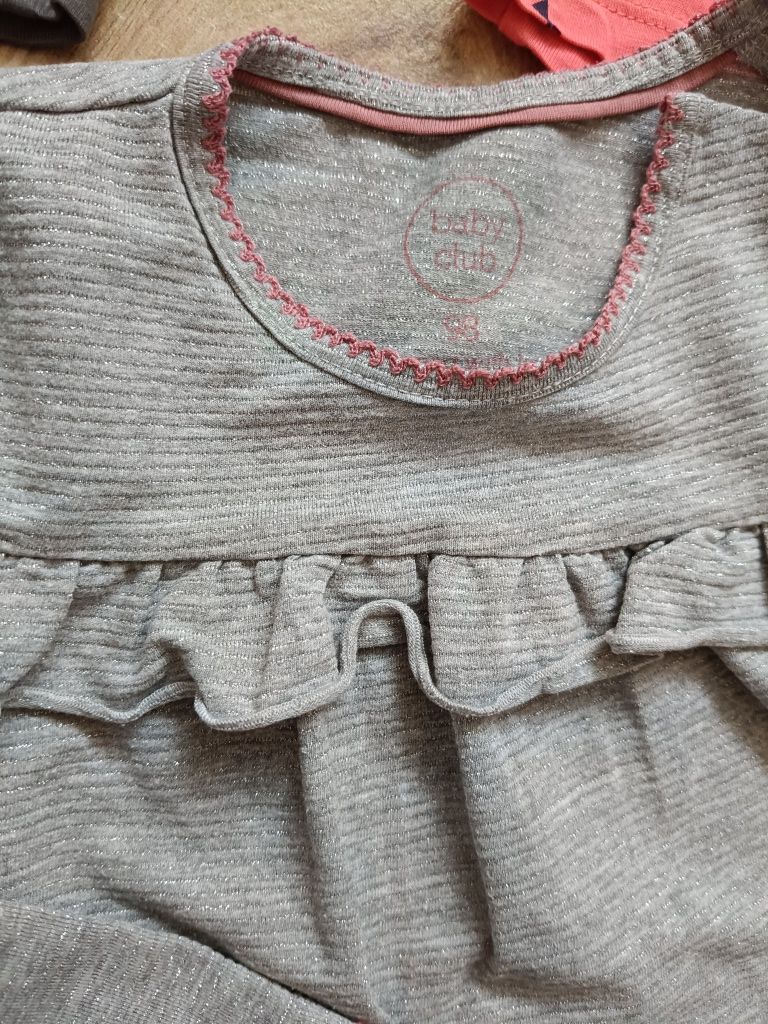Zestaw 7; body,bluzeczki,bluza,stan idealny,rozm.98
