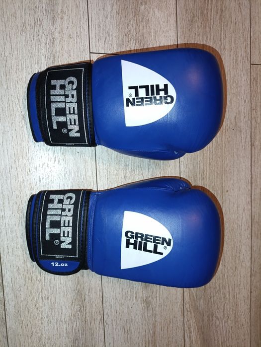 Новые! Боксерские Перчатки Green Hill Knock 12 oz (Натуральная Кожа)