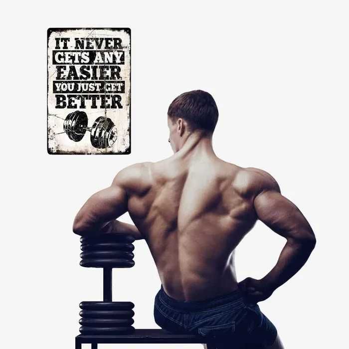Placa Motivacional - Gym