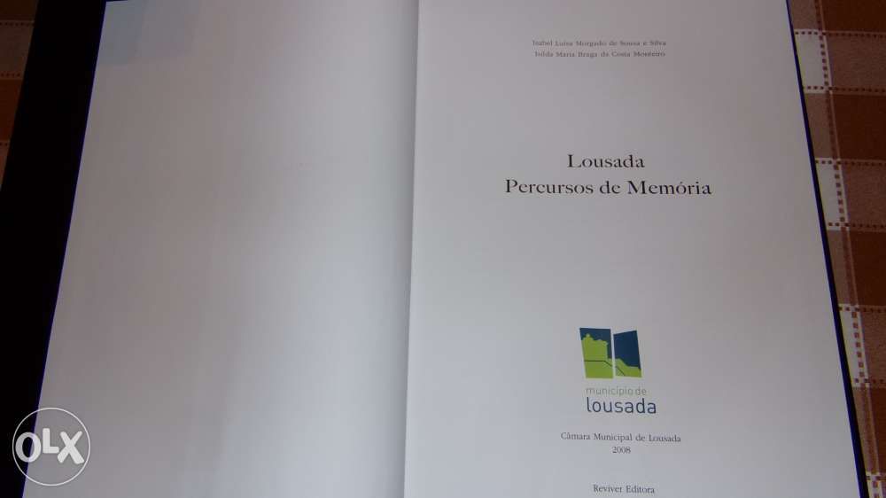 751-Livros sobre Lousada; Vizela; Paredes; Paços Ferreira