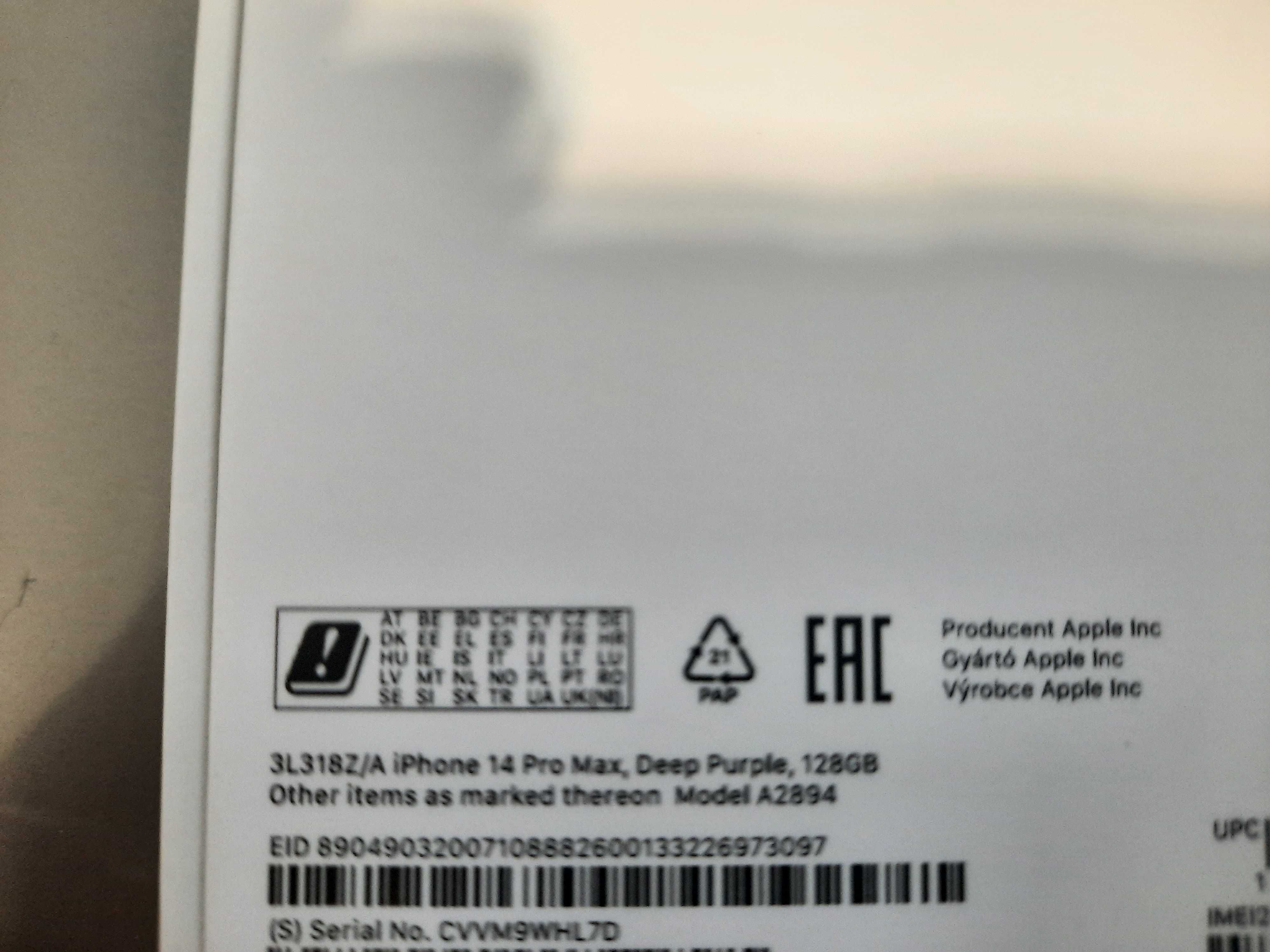 IPhone 14 Pro Max 128GB NOWY