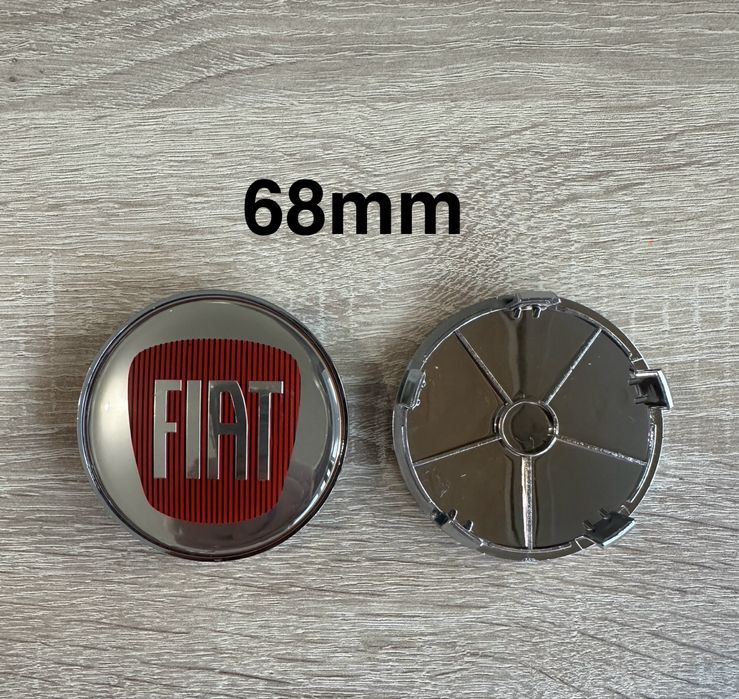 Conjunto 4 Centros Jantes Fiat Abarth 50mm 56mm 60mm 65mm 68mm