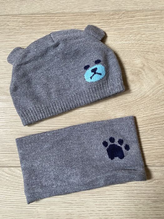 Zestaw Czapka z Kominem