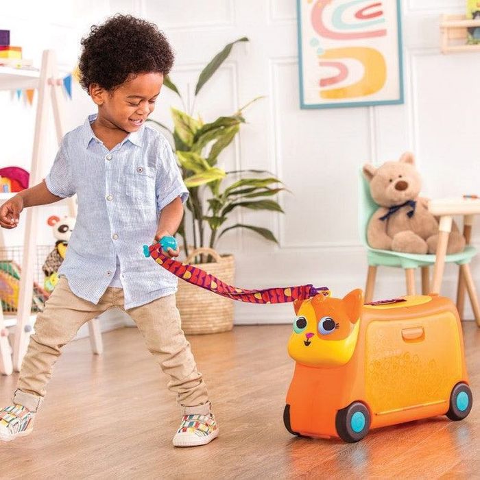 Детский чемодан Кот на колёсах Battat  B.Toys