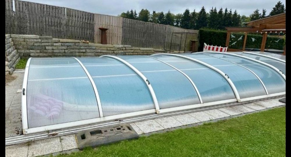 Zadaszenie basenu basenowe kopuła przykrycie 9,15 x 5,50