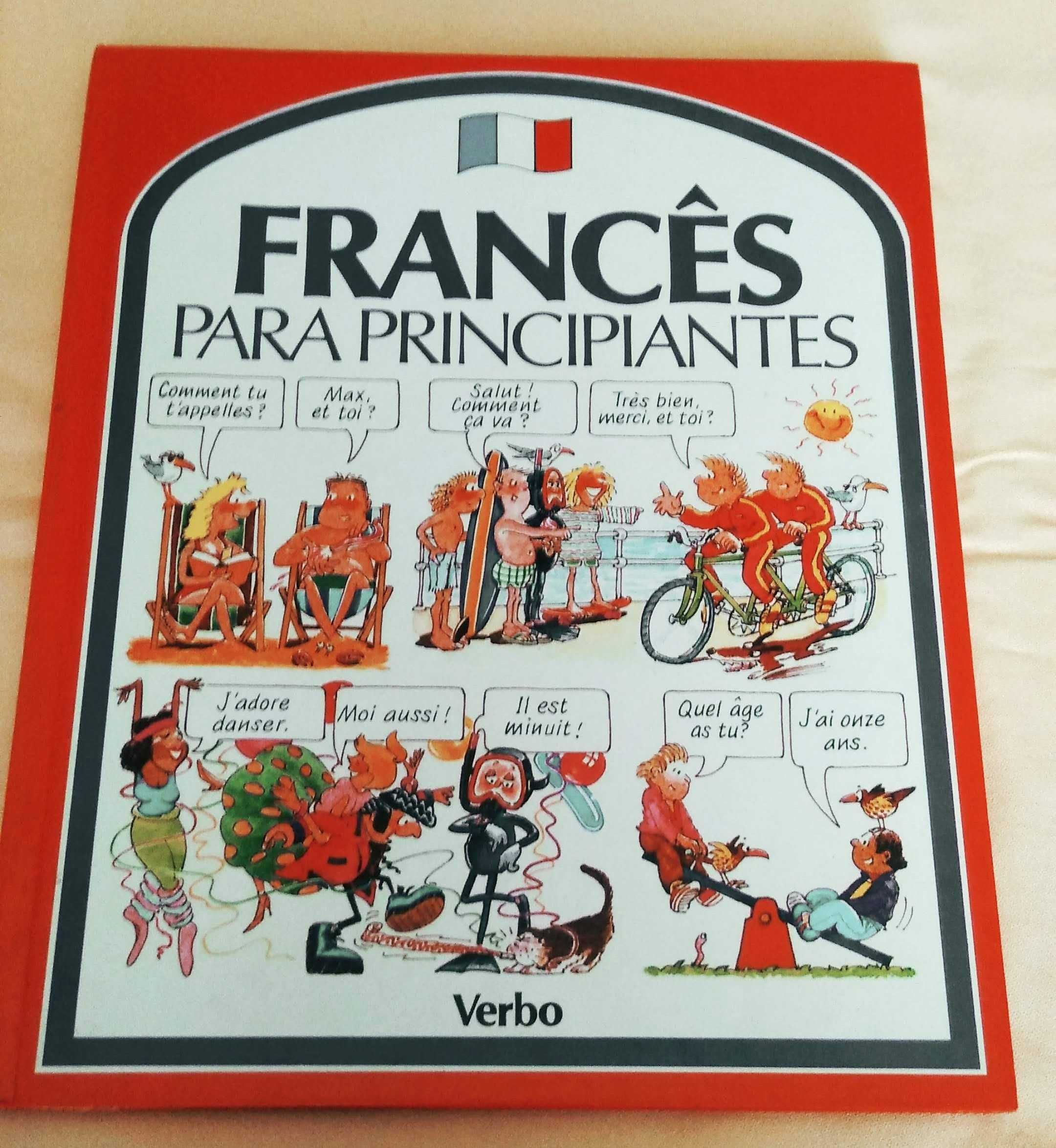 Conjunto de livros/guias para aprender francês + dic. peq. Larousse