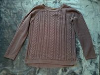 Granatowy sweter Stradivarius r. M