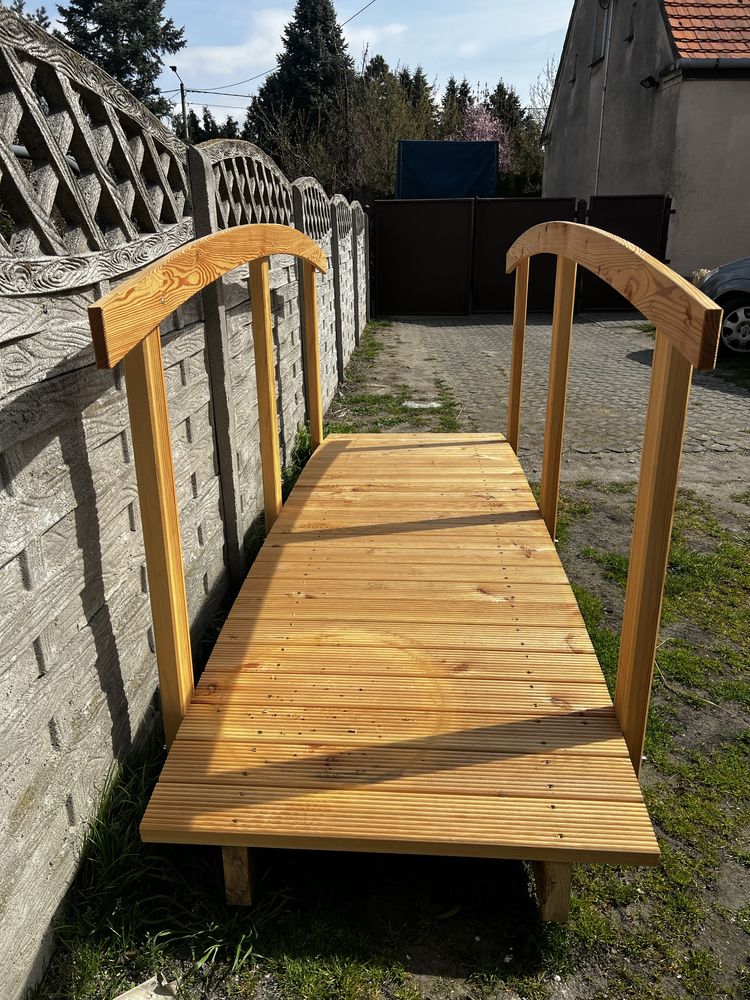Kładka, mostek ogrodowy drewniany 3m