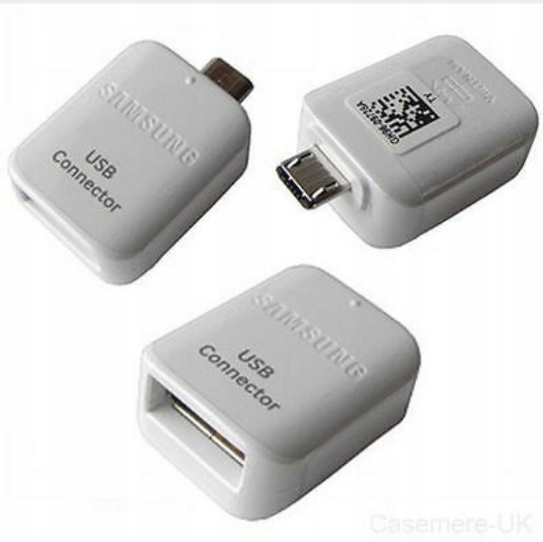 Adapter Samsung GH98 USB/micro-USB biały