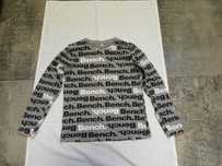 Bluzeczka bawełniana uniseks "Long sleeve" logowana -152/158 - "Bench"