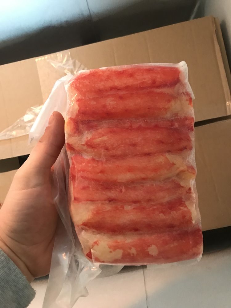 М’ясо королівського краба, фаланга , канадського краба
