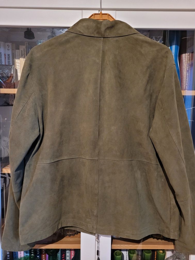 Zamszowa męska kurtka Massimo Dutti