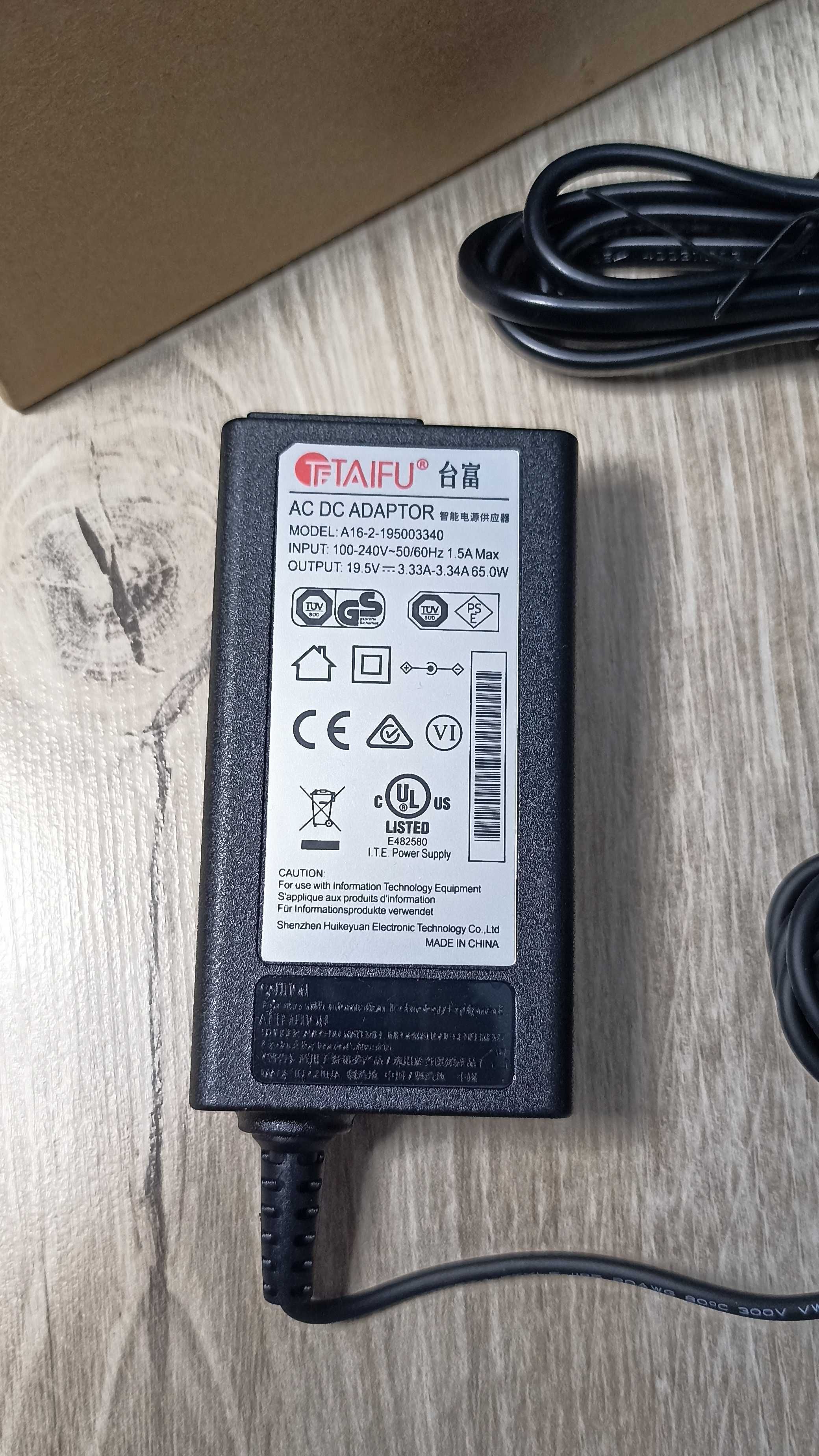 Блок питания Зарядное устройство AC DC Адаптер 19.5V 3.33A 65W Taifu