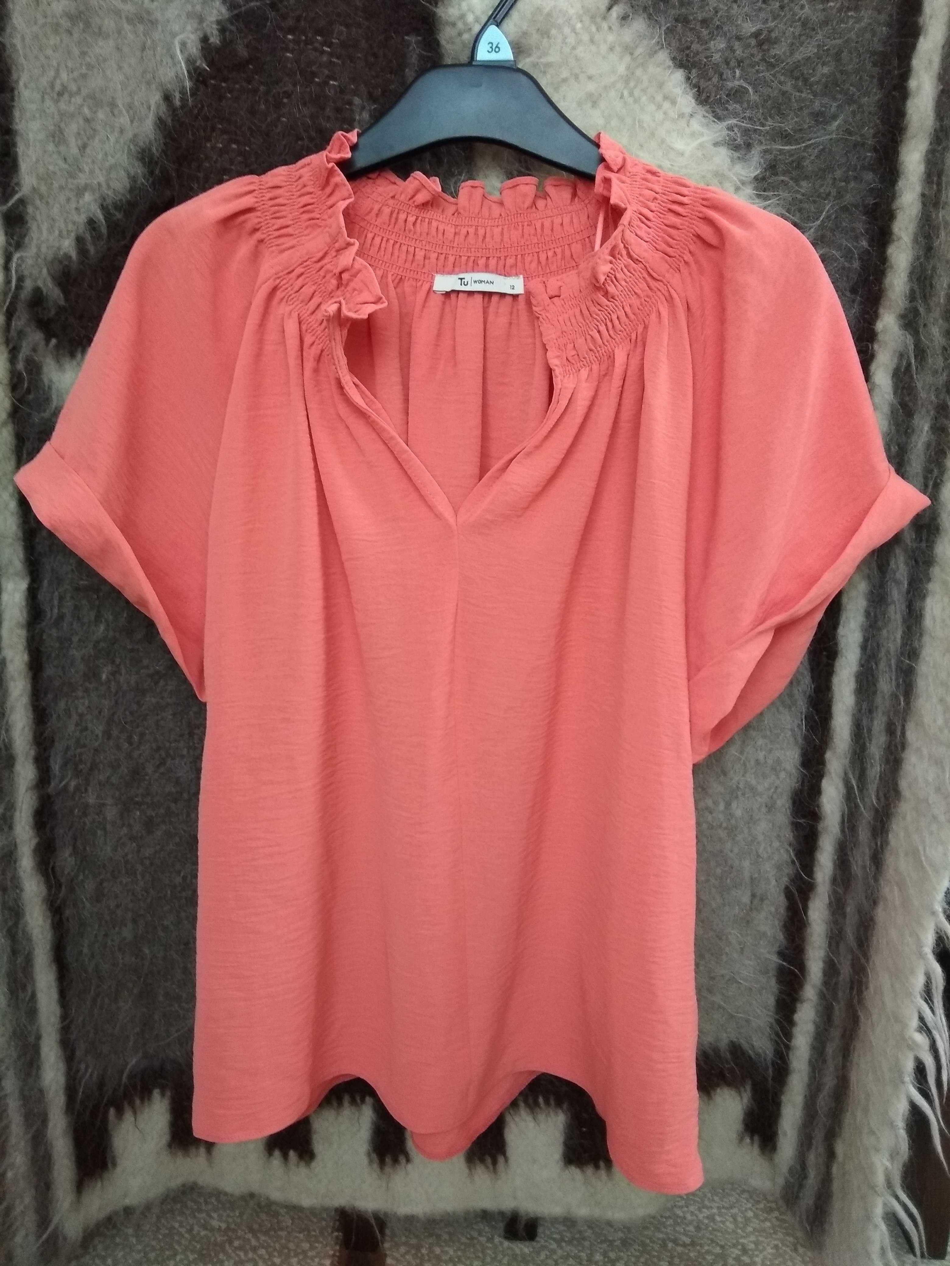 Блузка світлооранжева, 12 розмір