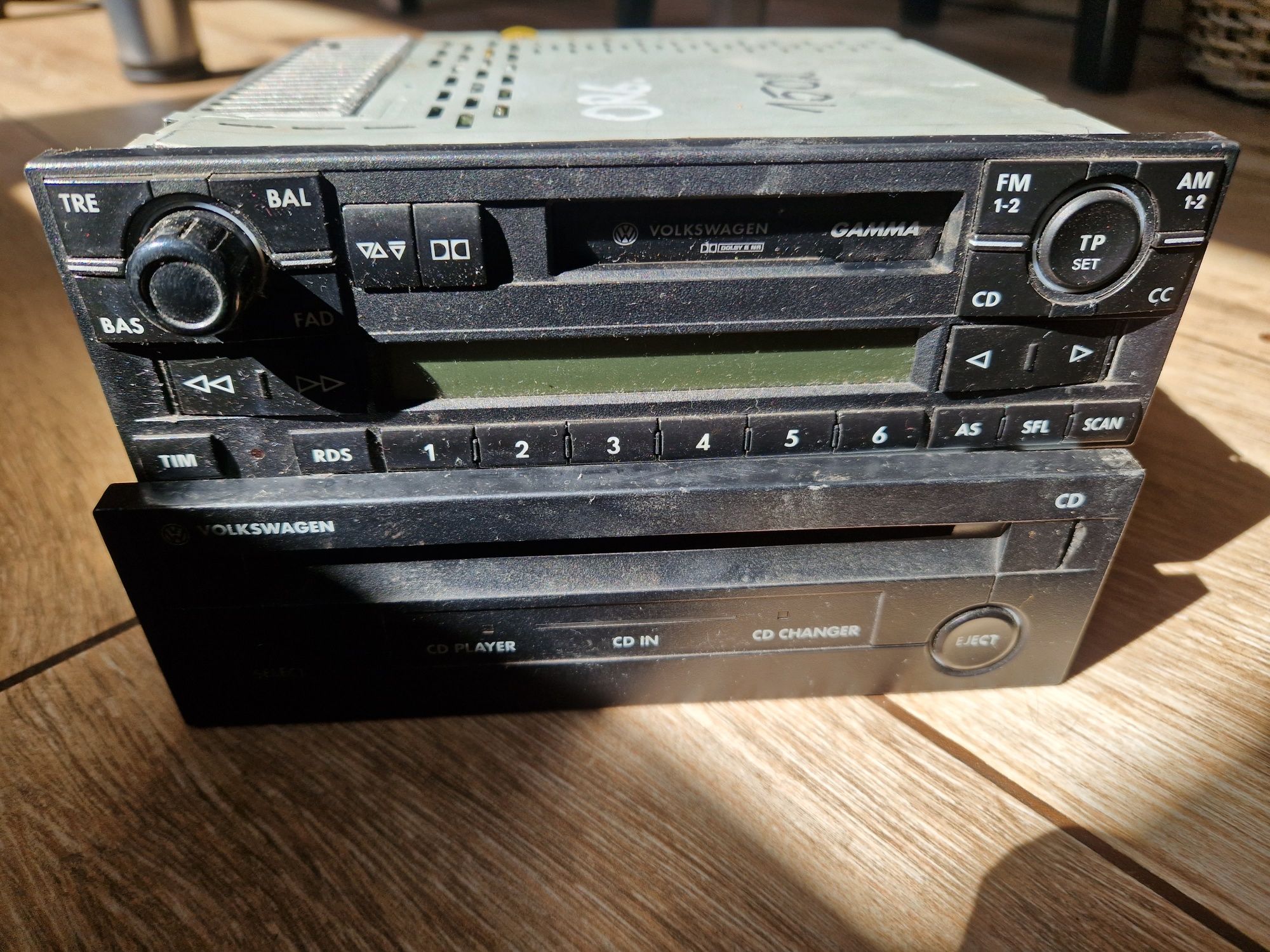 Radio CD VW Passat B5 GAMMA V zestaw z kodem