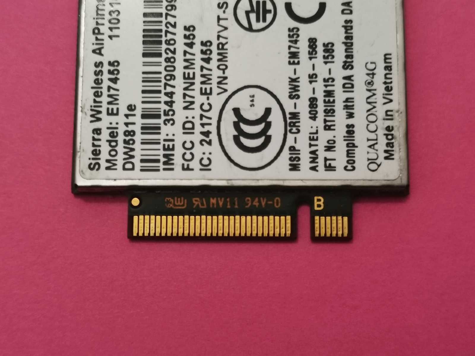 QuaLComm EM7455 MR7vT - Karta Sieciowa WiFi