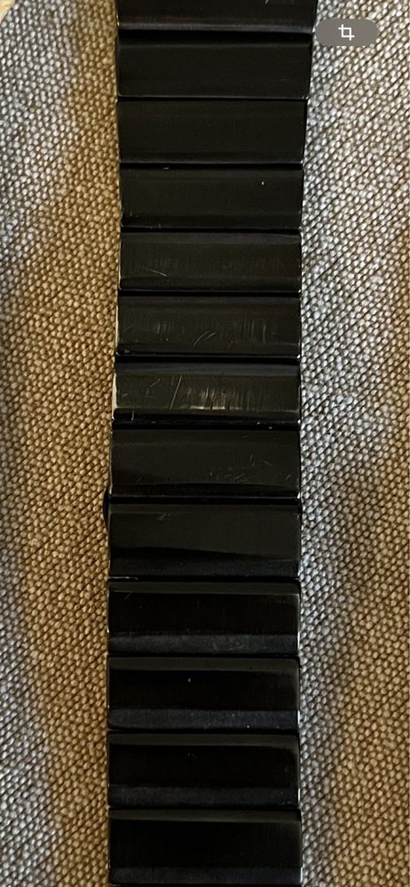 Bracelete  metal preta original Garmin fenix 3/4/5
