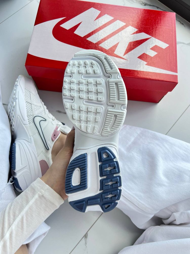 БЕЗ ПЕРЕДОПЛАТ‼️ Легкі спортивні кросівки Nike V2K Run Pink White найк