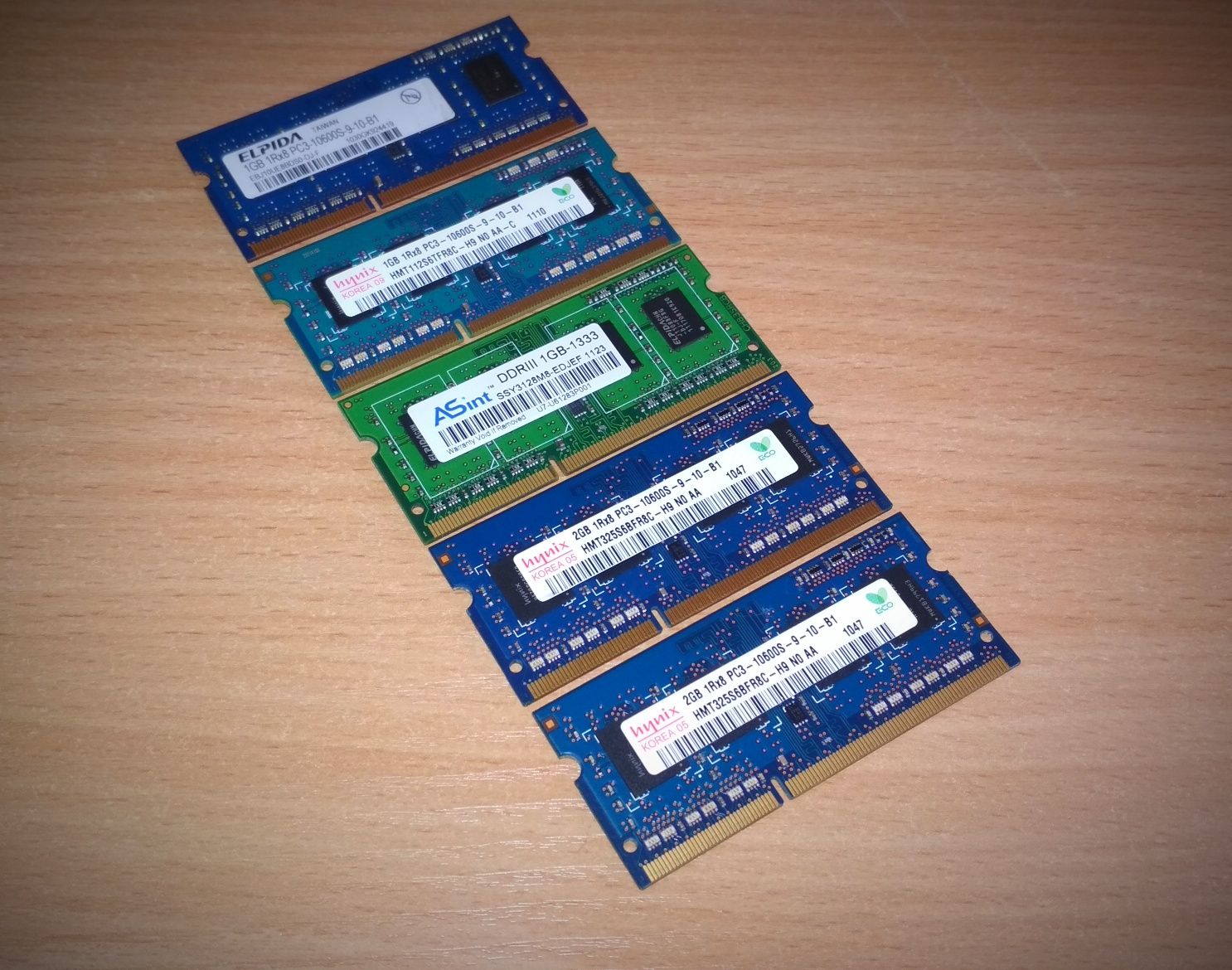 ОЗУ Оперативна пам'ять DDR3 1,2,4 гіга для ноутбука оновлено 28 чісла