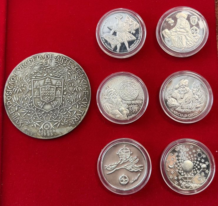 Medalhas da 17 Exposição Europeia de Arte Ciência e Cultura - Portugal