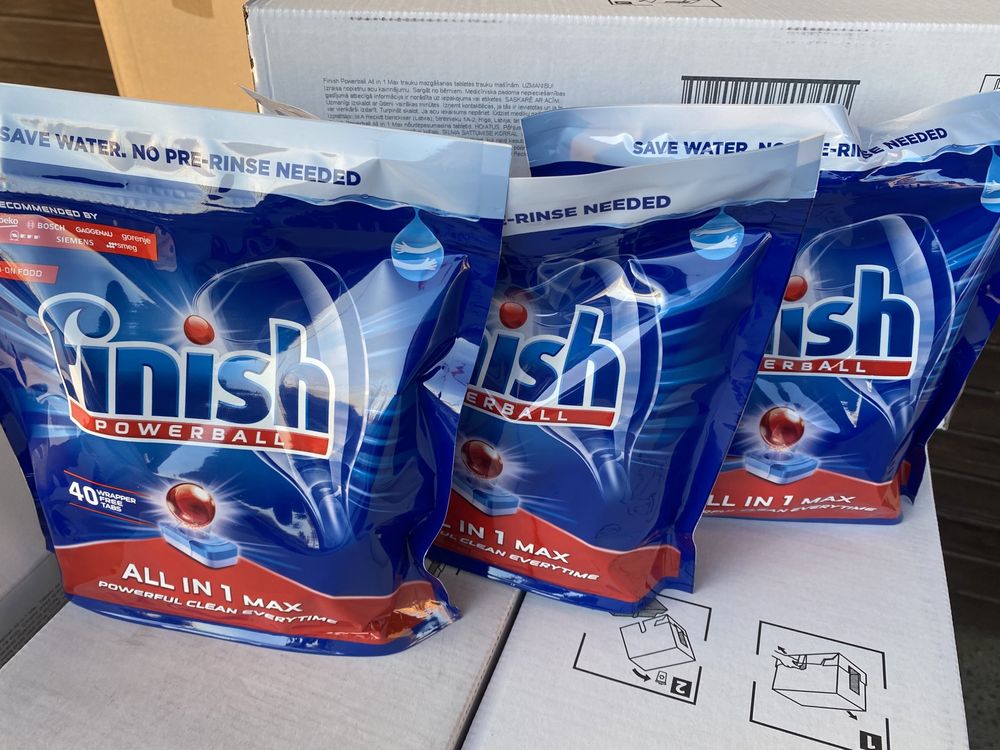Таблетки для посудомийної машини Finish powerball 40 штук