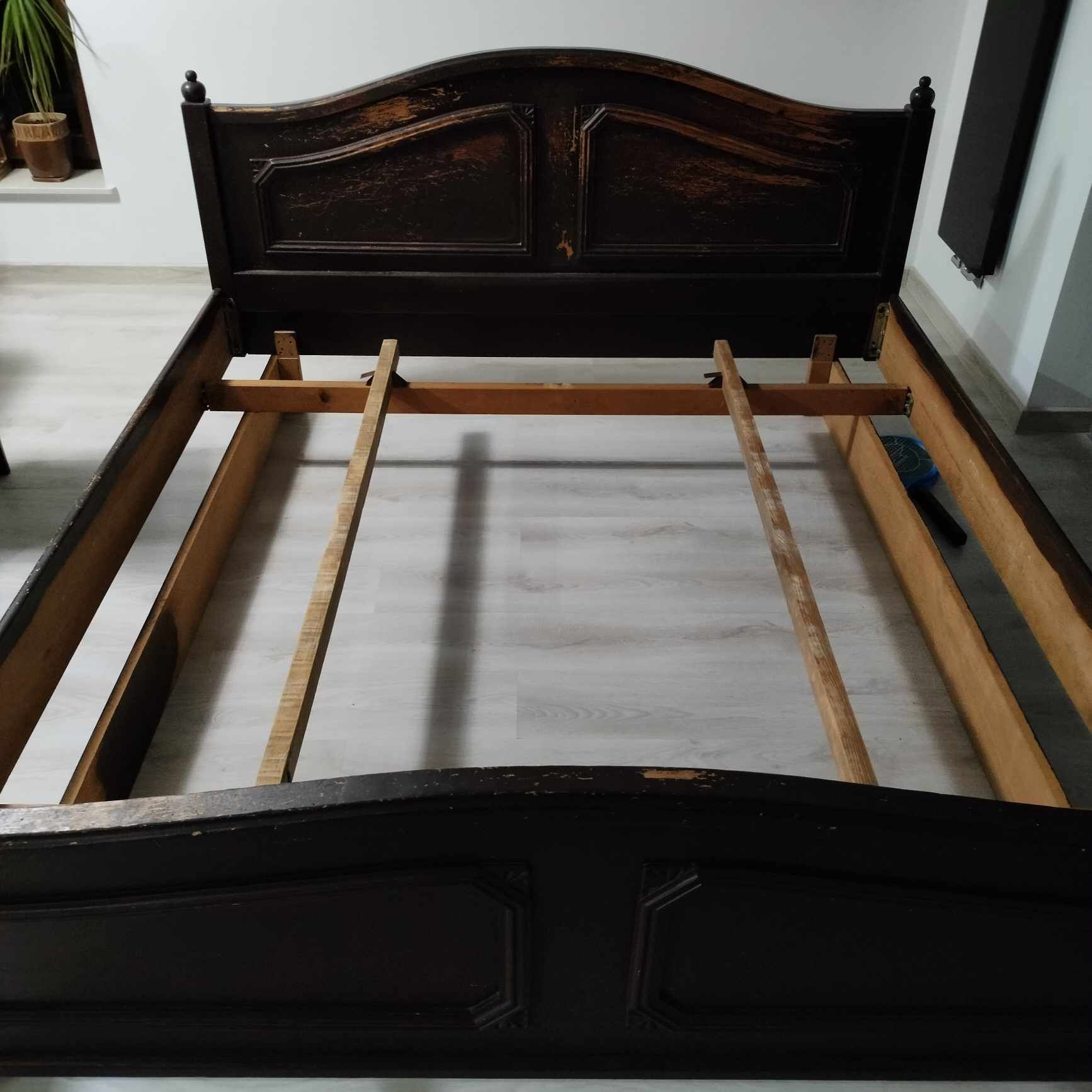 Łóżko sypialnia drewniane sosnowe