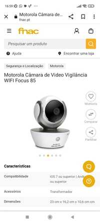 Câmera Motorola Focus 85 WiFi