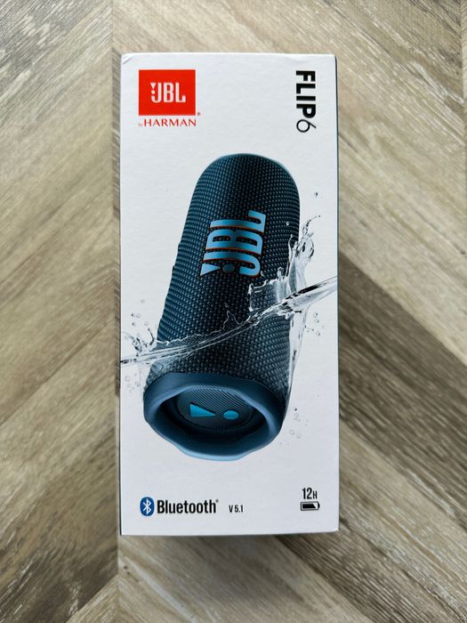 JBL Flip 6 Niebieski Blue - Głośnik mobilny na bluetooth