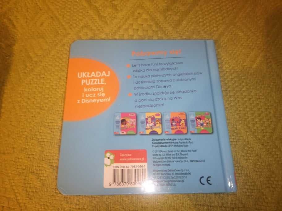 Książeczka z puzzlami "Kubuś i przyjaciele" puzzle Kubuś Puchatek