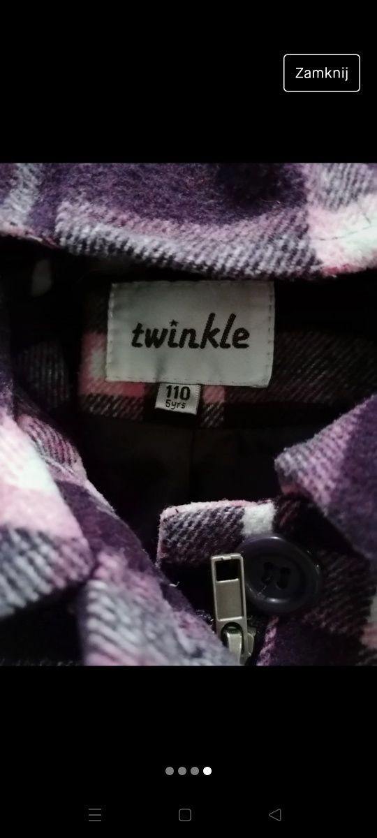 Płaszcz płaszczyk Twinkle