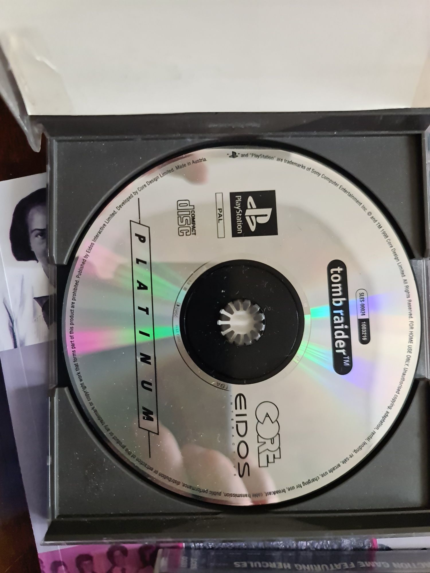 Gry playstation 1 Hercules i Tomb Rider